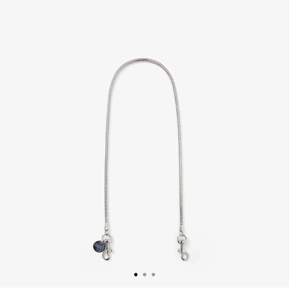 Sold out Online! lClare V Silver Shoulder Chain ***clutch sold separately***